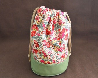 Camera lens case : LIBERTY Clair Aude (Red)