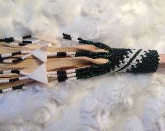 Beautiful Hand Made Beaded Native American style Hair Stick