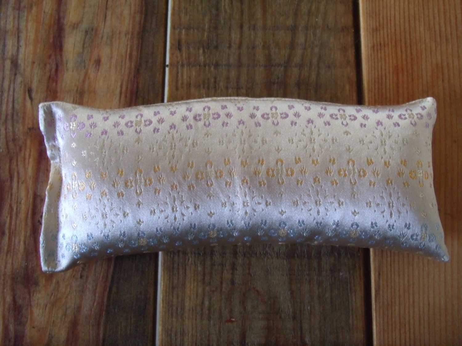 Lavender Eye Pillow organic flaxseed yoga by GoodEarthWorks