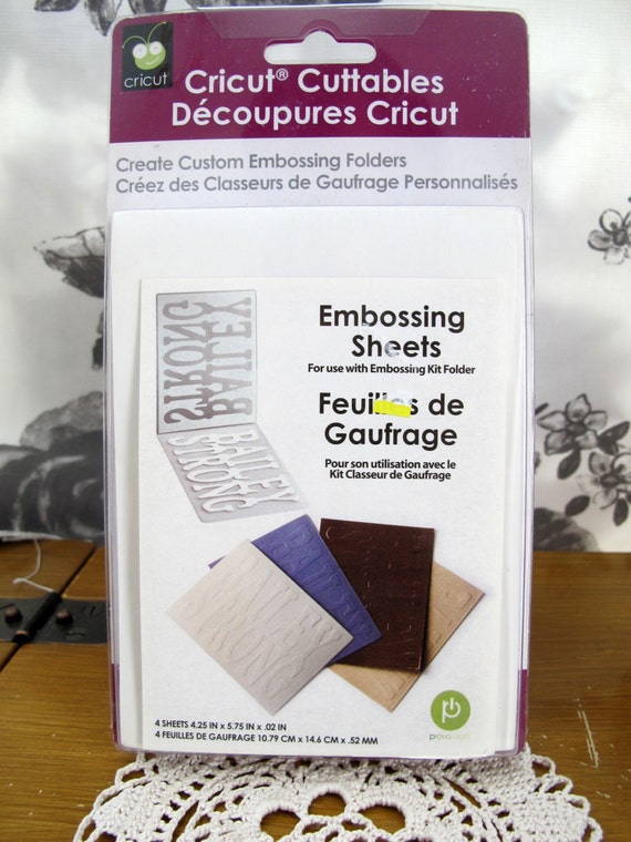 Cricut Cuttables Embossing Sheets refill for by NameThatCandy