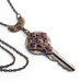 Key Necklace Handmade Jewelry - Key to Spirituality - Cross Pendant