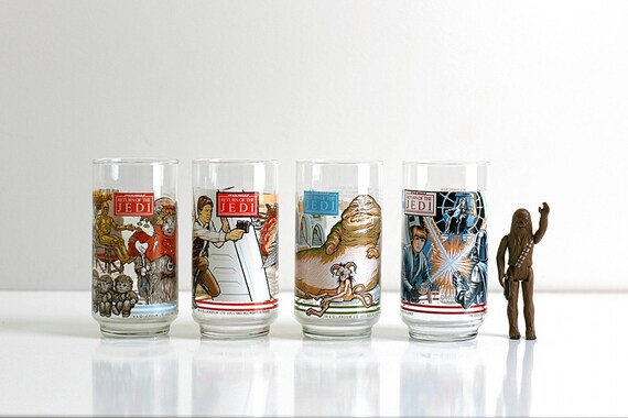 star wars glasses vintage