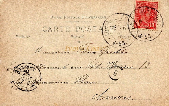 Articles similaires  Carte  Postale  timbre  rouge carte  