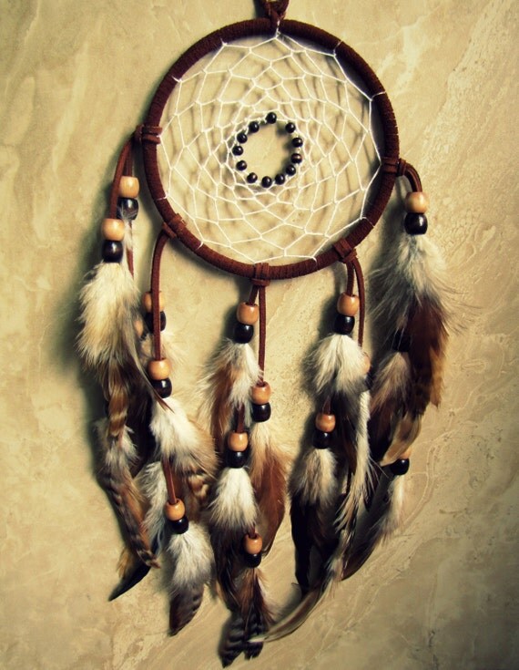 Dream Catcher Large Brown Feather Dream Catcher