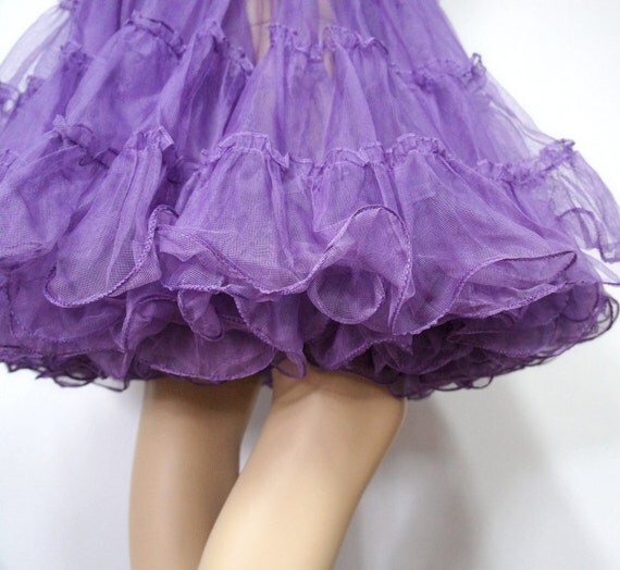purple crinoline petticoat