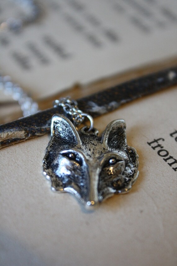 Wolf Necklace Werewolf Necklace Tribal Woodland Boho