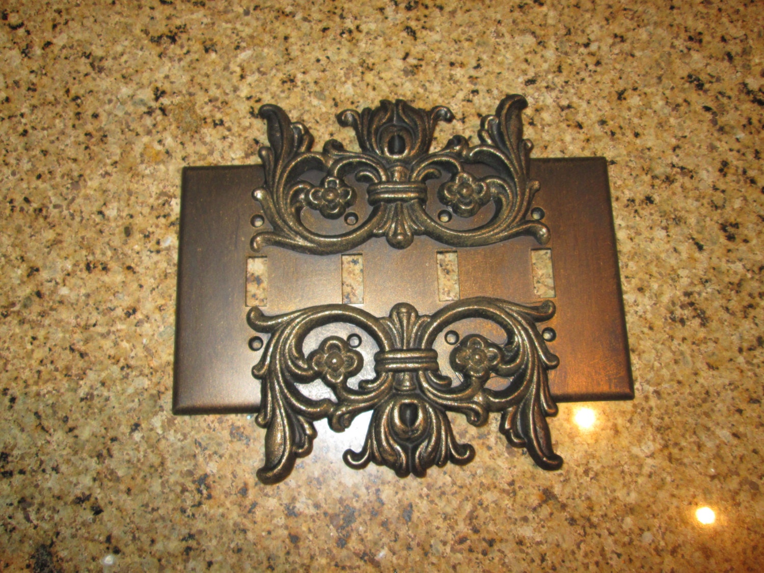 Quadruple Light Switch Plate Cover FREE USA SHIPPING quad