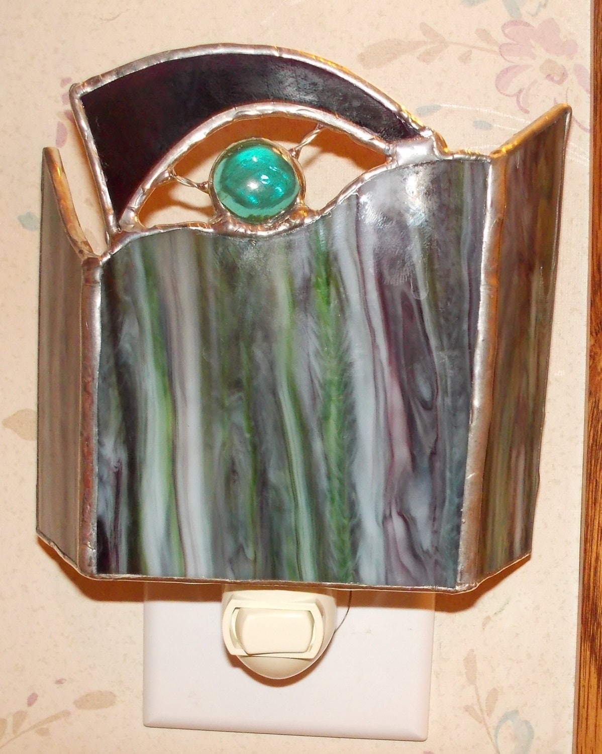 Night Light Abstract Decorative Stained Glass Night Shade