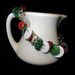 Holiday Button Bracelet with Star charms (Red, Green, White)