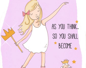 childrens illustration wall art print kids wall art digital art print inspirational quotes - Print For Kids childrens illustration wall art print kids wall art digital art print inspirational quotes - Print For Kids
