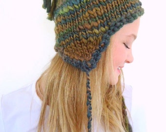 Popular items for green knit hat on Etsy