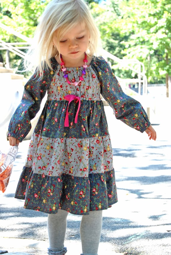 toddler pattern dress free download One by Dress Peasant Astra Dress Pattern in 5Berries Patterns