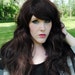 DARK COCOA wig // Brown Brunette Natural Hair // Cosplay Punk Rock Scene // Wavy Curly Long wig