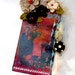 Grunge Family Altered Tag, Altered, Brick red, Ooak