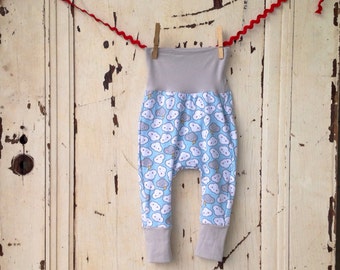 Gray harem Clouds sewing Harem Toddler free  baby  and Baby  Pants    Harem pattern pants on Pants  White