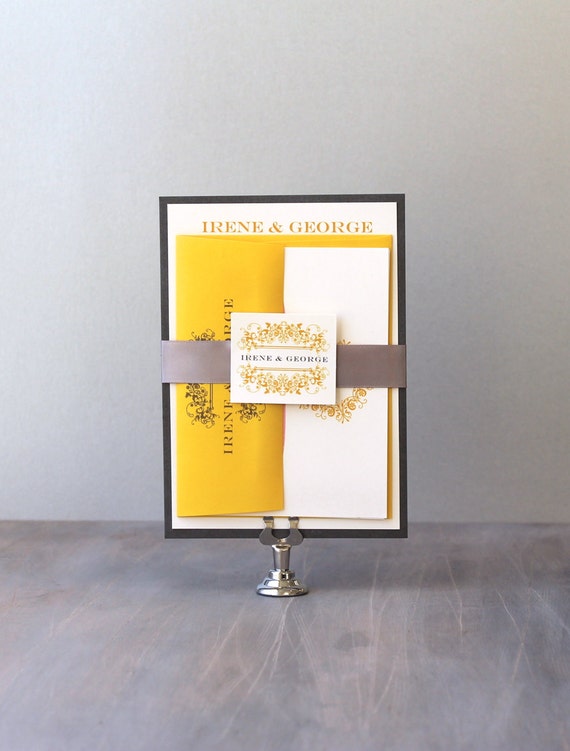 French Countryside Wedding Invitations ParisianInspired