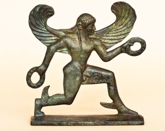 Mythical Gorgon Bronze Sculpture, Metal Art Sculpture, Museum Quality, Greek Mythology, Collectible Art, Home Decor, Mythical Creature