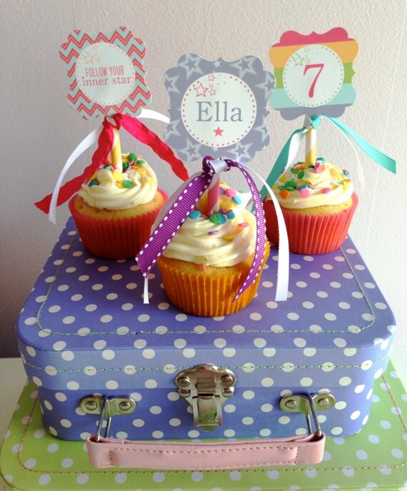 AMERICAN GIRL DOLL Inspired Birthday Party, Customized Party Circles Il_570xn