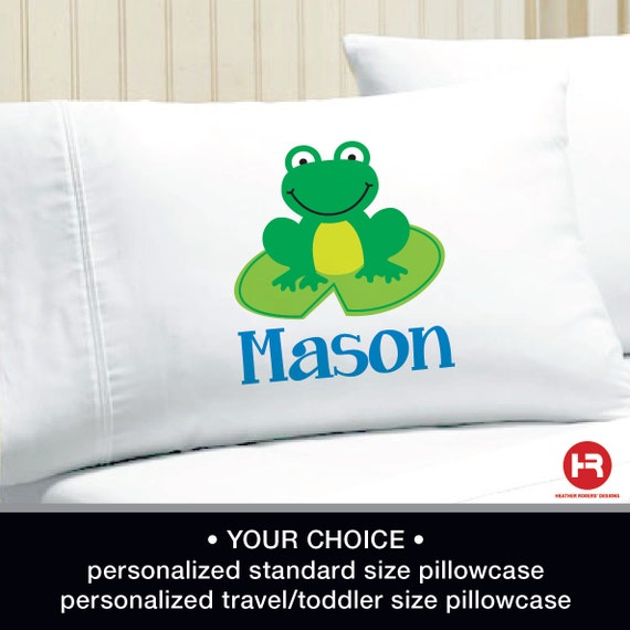 frog pillow case