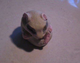 netsuke, Hamster, sleeping baby......copy of an antique...so not-netsuke...hahaha Tash