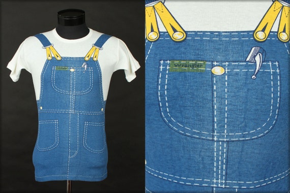 vintage 70 s wrangler bib overalls t shirt denim jean vintage 70 s wrangler bib overalls t shirt denim jean