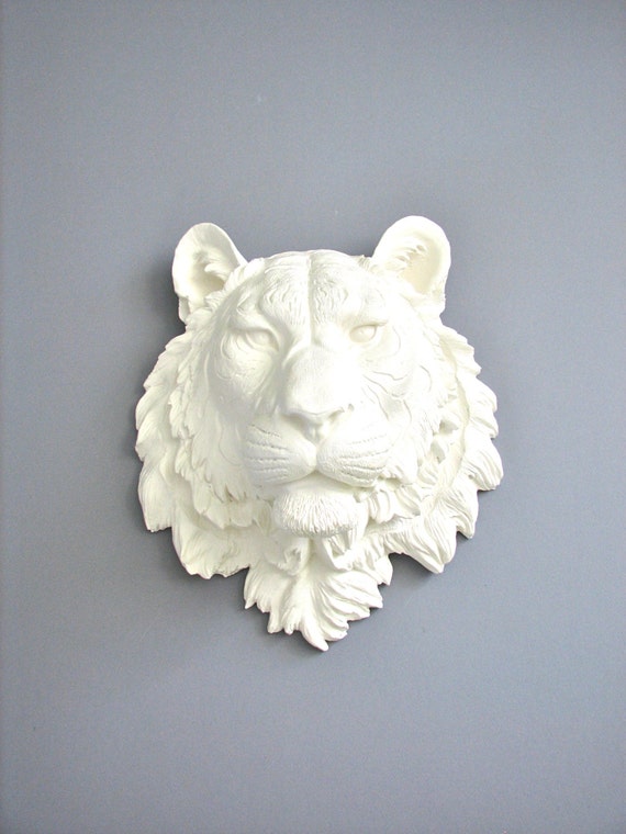Large Tiger Head Faux Taxidermy Wall Hanging Wall Mount Wall