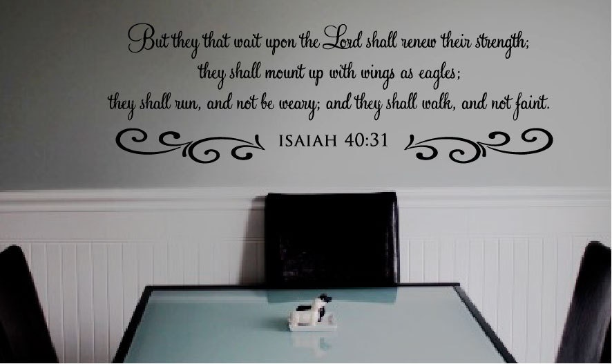 They that wait upon the Lord Isaiah 40:31 Bible Scripture