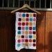 Crochet baby blanket: granny square blanket - pink, red, blue, yellow