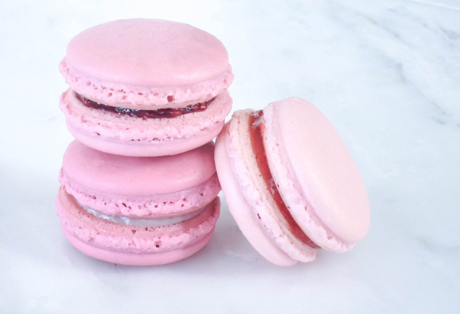 French Macaron Cookies 36 Pink Ombre Macaroons Gift Splendid