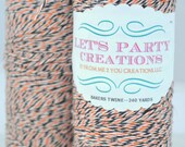 Halloween Bakers Twine--Halloween Divine Twine, Orange and Black Bakers Twine (240 yards) Orange Twine, Black Twine, Halloween Il_170x135