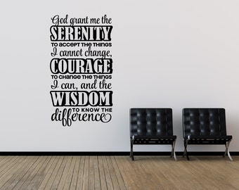 Serenity Prayer Wall Decor god grant me the serenity | etsy Serenity Prayer Wall Decor god grant me the serenity | etsy