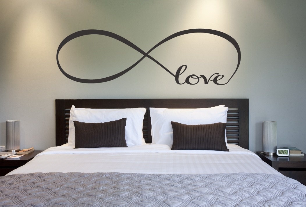  Love Infinity Symbol Bedroom Wall Decal Love Decor Love 