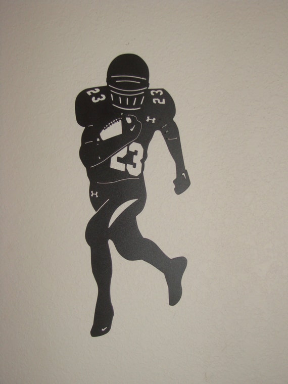 Running Back Football Player Customizable 16 by Metalheadartdesign