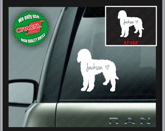 double doodle car decal