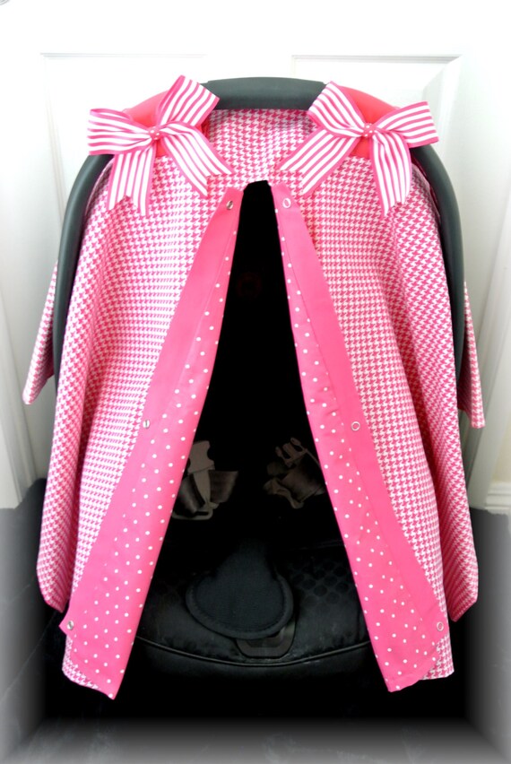 Items similar to car seat canopy, car seat cover, chevron, houndstooth