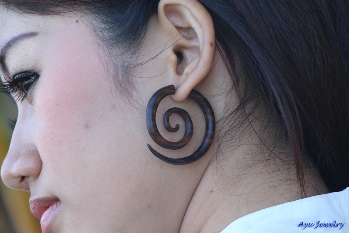 gauged earrings