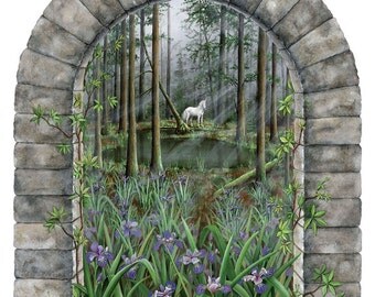 Forest Wall Murals forest wall mural | etsy Forest Wall Murals forest wall mural | etsy
