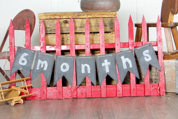 Black Chalkboard Banner Pennant Garland Bunting Photo Prop Holiday Party reusable chalkboard banner Baby Il_570xn
