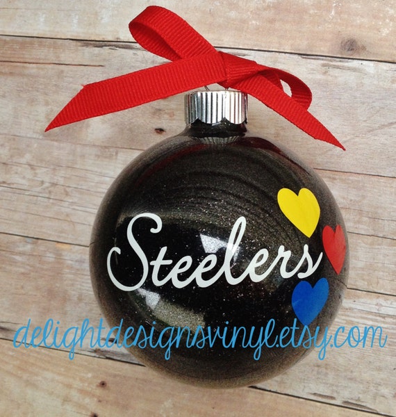 Items similar to Large Pittsburgh Steelers Ornament 