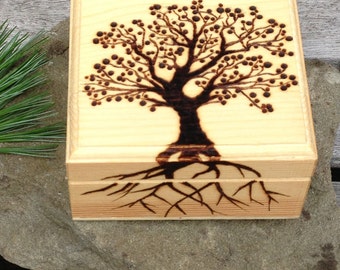 Tree Of Life Wooden Box