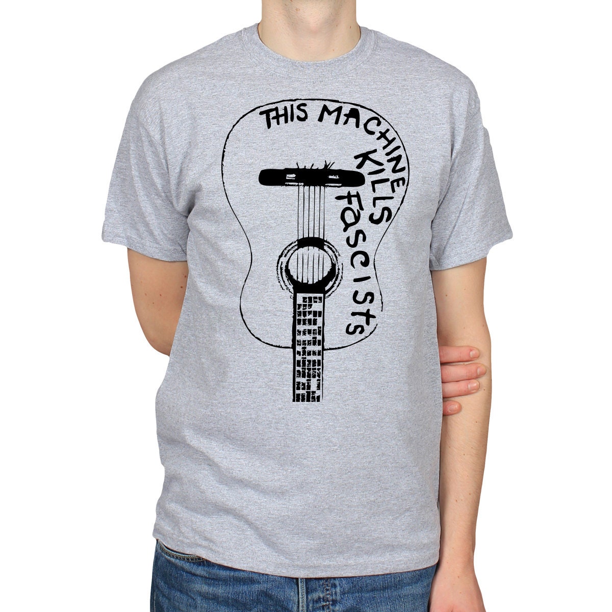 this machine kills fascists t shirt