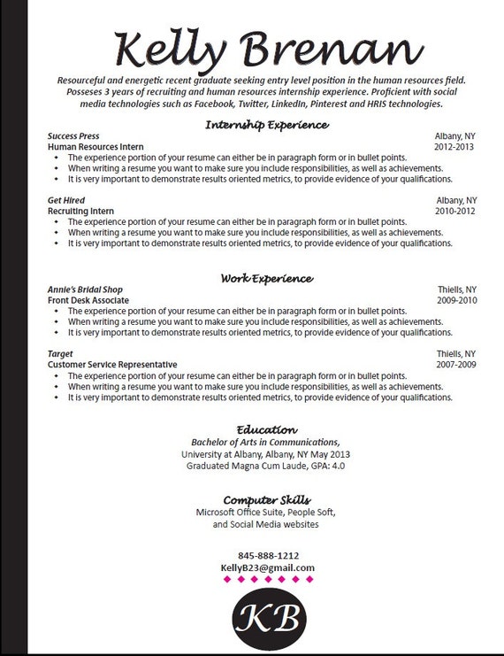 resume writing help free