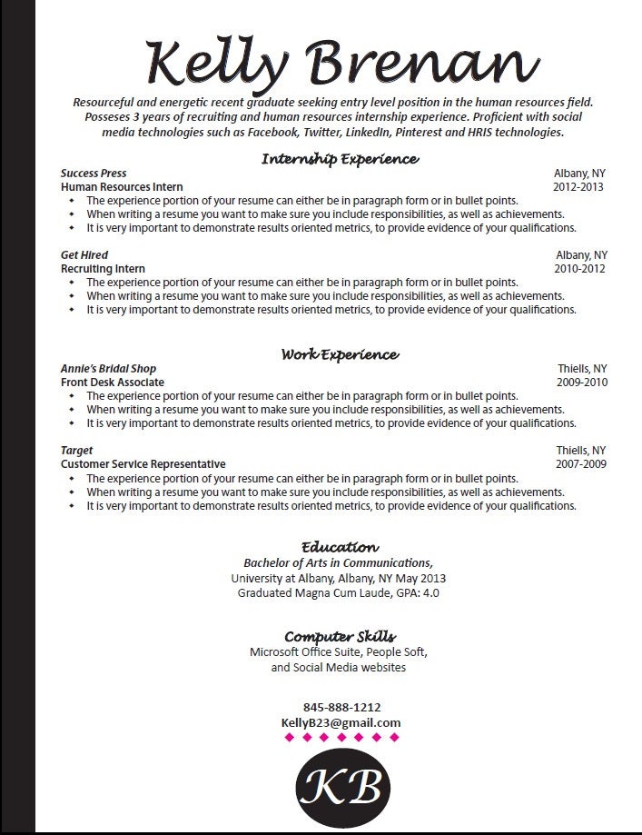 Custom resume writing professional
