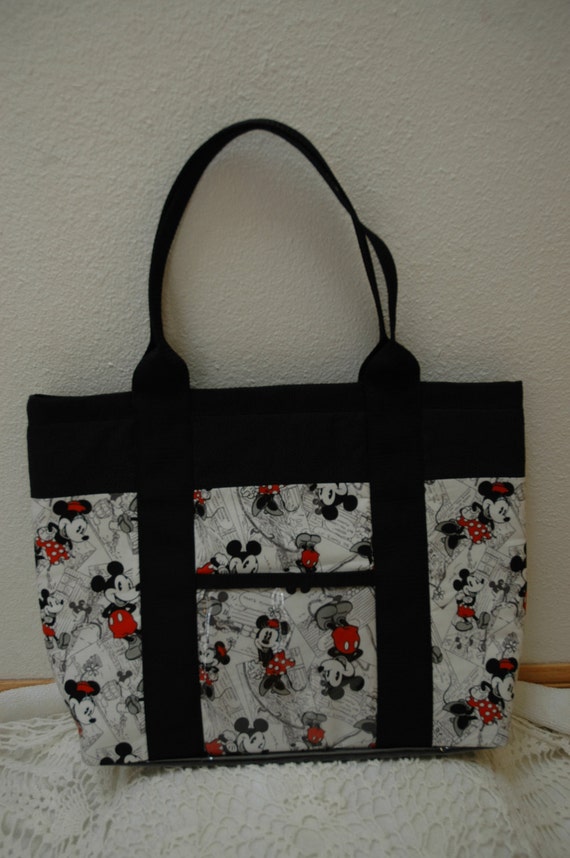 Disney Fabric Bag Handmade Handbag Tote Computer Bag or