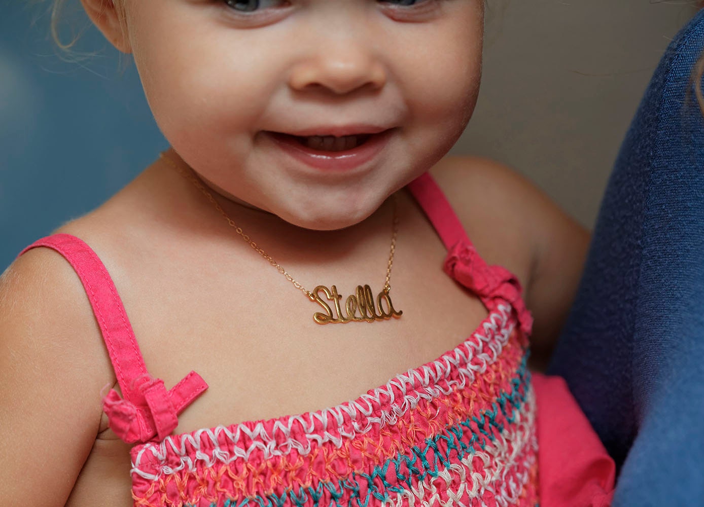 Baptism Gift Child Necklace Baby necklace Baby initial