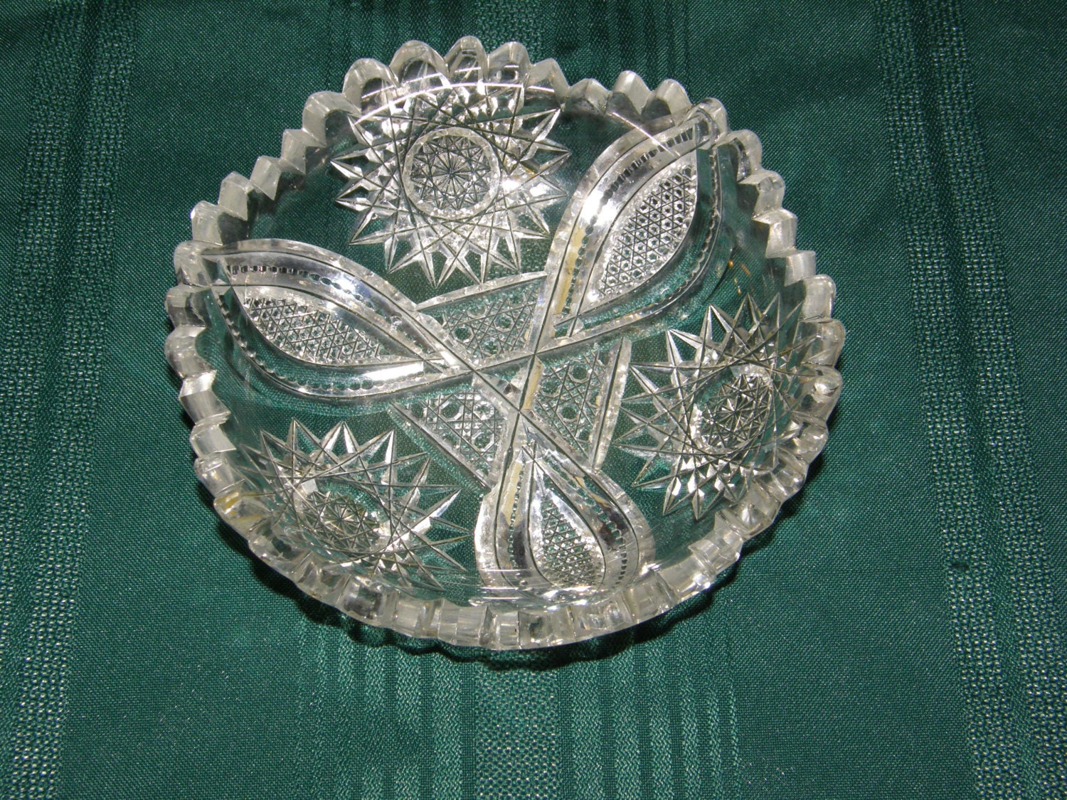 Early American Pressed Glass Bowl