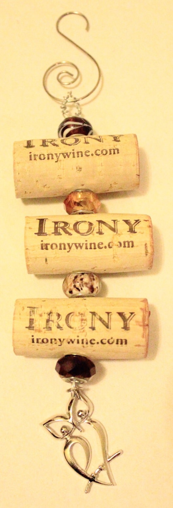 Items similar to Beautiful Wine Cork Owl Ornament on Etsy