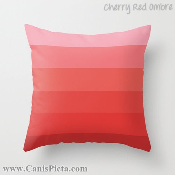 OMBRE Throw Pillow 16x16 Graphic Print Cover Bright Dark