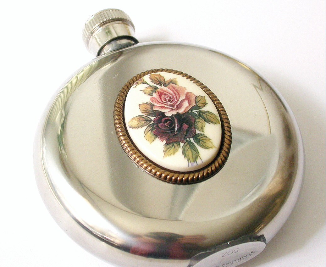 Liquor Flask Round Flask Gift for Women Flask Stainless Steel