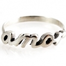 Sterling Silver Amor Ring